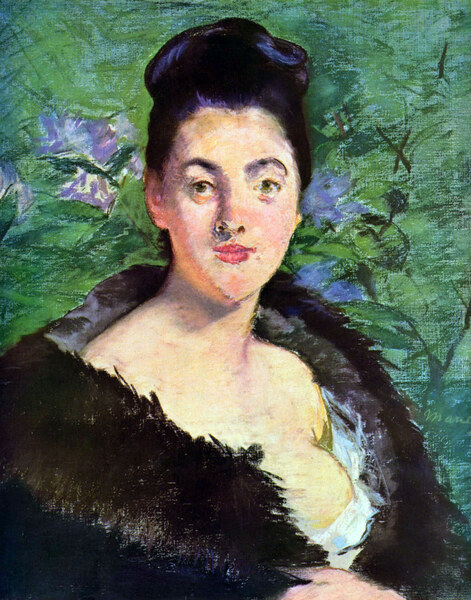 Lady in Fur by Manet
